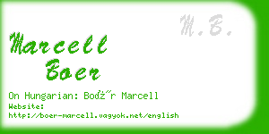 marcell boer business card